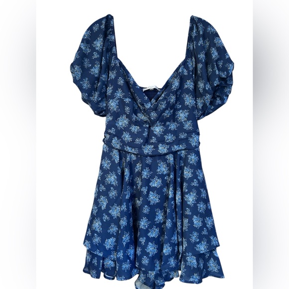 NWT Altar’d State Poppy puff sleeve floral romper, size XXL - Picture 3 of 7